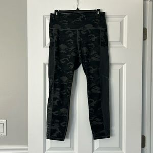 Fabletics Mesh sides Camo Leggings